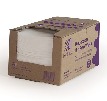 HYGIMAX Lint Free Wipes - 400 Per Case 30x38cm